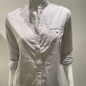 Steven Alan Cotton Button down shirt - stone color